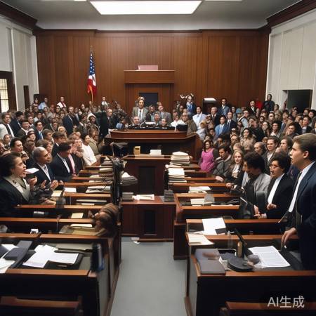 “一审庭审热闹激烈，法院依法判