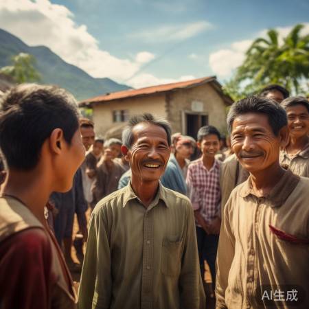 张大哥善举感动全村