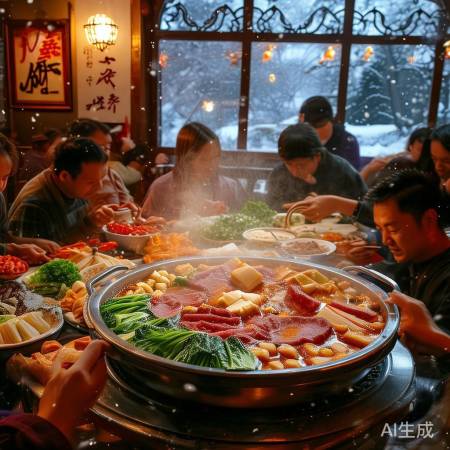 冬日暖锅，麻辣聚友情