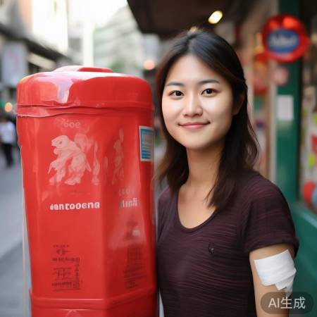 街头献血姑娘，无私奉献感人