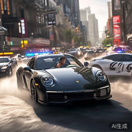 男子开保时捷偷电瓶：警方迅速破案追踪者踪迹