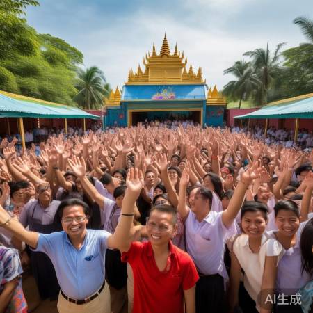 柬埔寨公民共筑团结力量