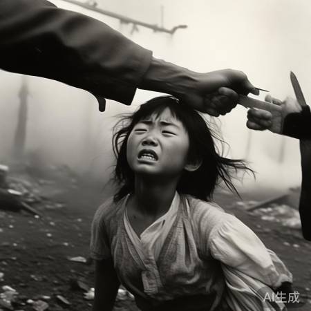 “日军残暴，铭记历史”