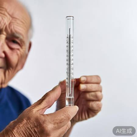简单易用水银体温计