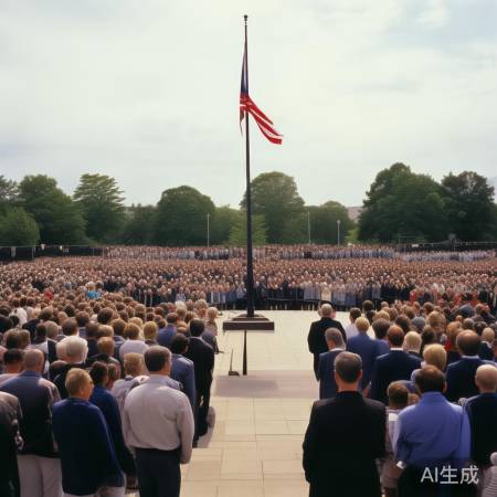 南京大屠杀遇难同胞纪念馆下半旗仪式纪实
