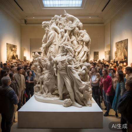 雕塑展引众赞，历史艺术共融