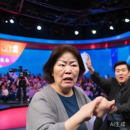 何晴节目中打记者被请出