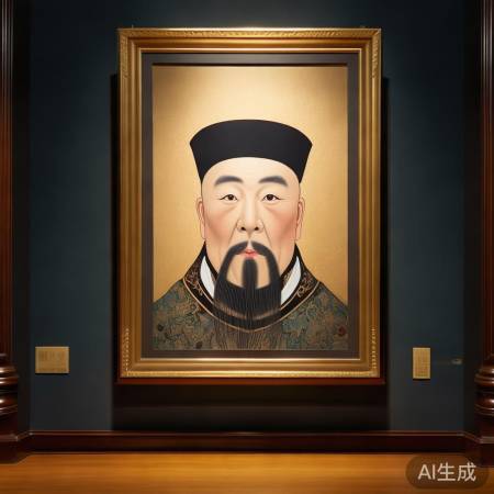 朱元璋画像帅版被划伤引关注：历史遗迹遭遇不幸