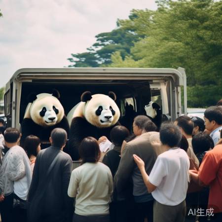 日本民众深情告别大熊猫：上野动物园感人一幕