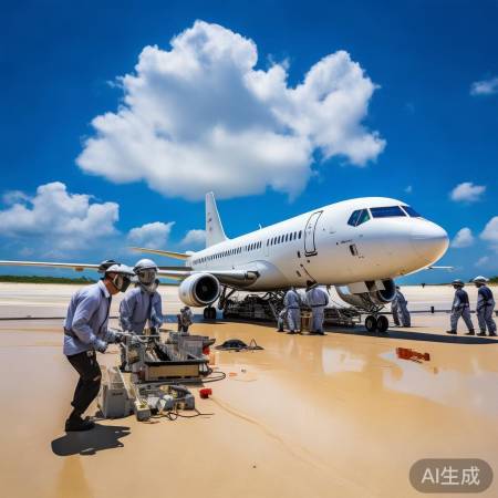 海南蓝天白云，修机胜地