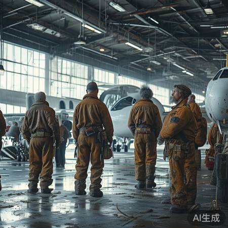 飞机修理工排队修机趣事