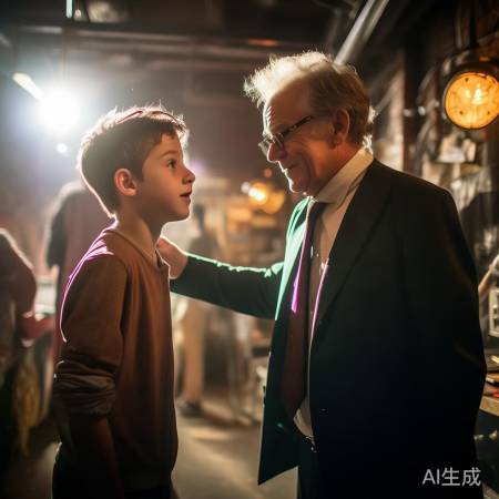 大鹏初见师父,紧张得手心冒汗