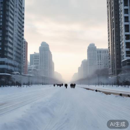 哈尔滨冬季多雪，海洋性气候影响