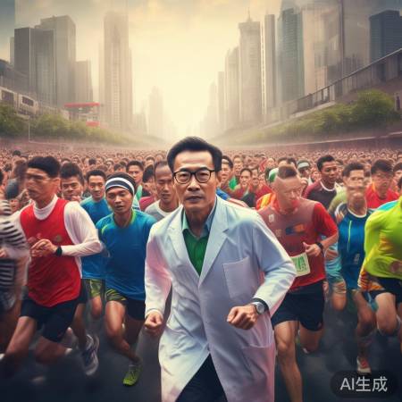 钟南山领跑广马添彩