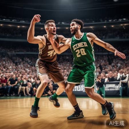 “布朗一撞引争议,比赛更精彩”