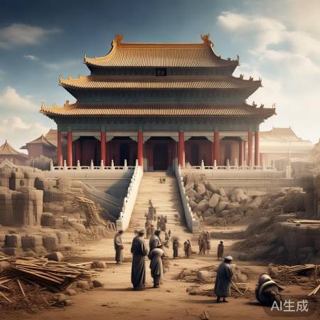 阿房宫未建成，原因多样