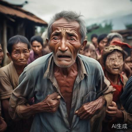 村民急赴老人痛哭现场