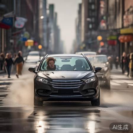 两车斗气互不相让，最后相撞引热议：车主理论现场曝光