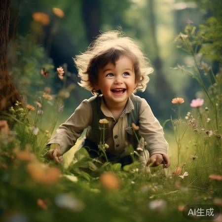 小萌娃探索乐趣