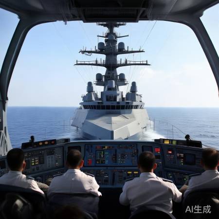 四艘万吨大驱同框亮相，震撼瞬间！