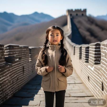 女孩长城朗诵引发文化共情，历史与现代交融