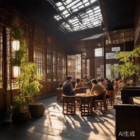 无锡水巷茶馆，江南风情民宿