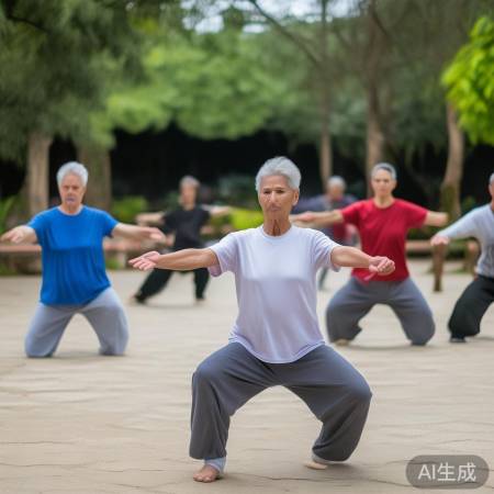 中国阿姨外国友共练八段锦，养生互动乐趣多