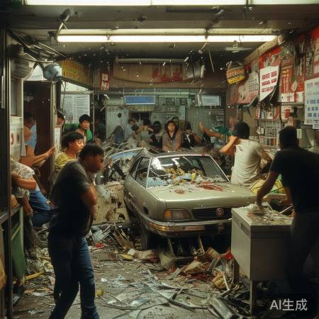 面馆惊魂，三人轻伤