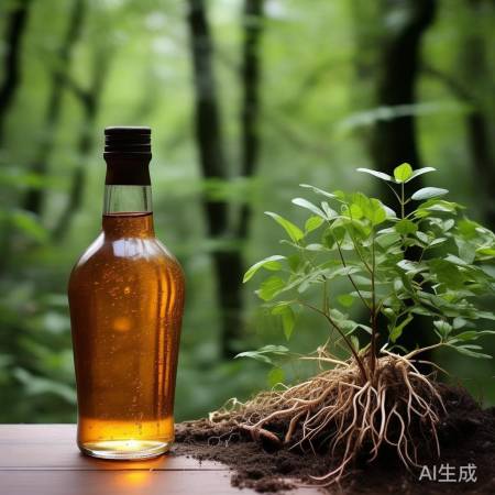 人参酒催生绿叶