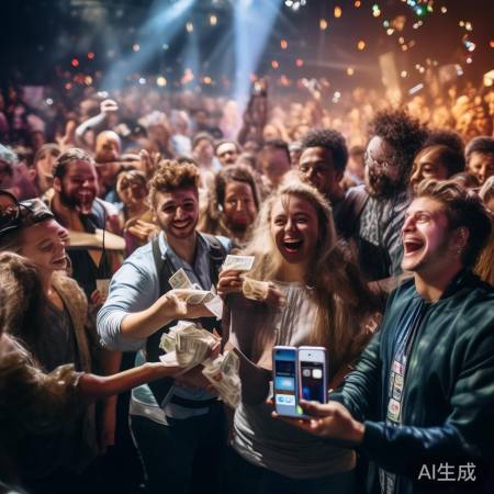 抽奖狂欢，喜气洋洋