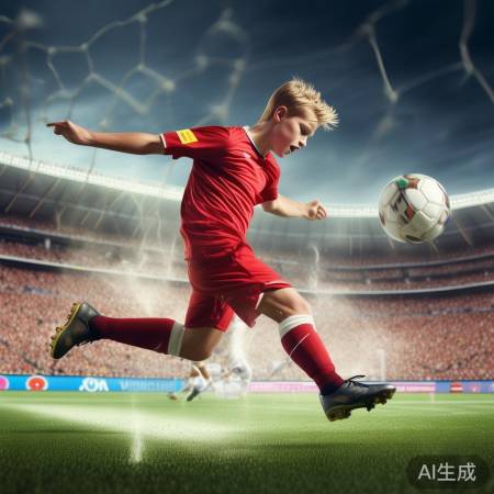 “球技卓越的超级英雄进球”