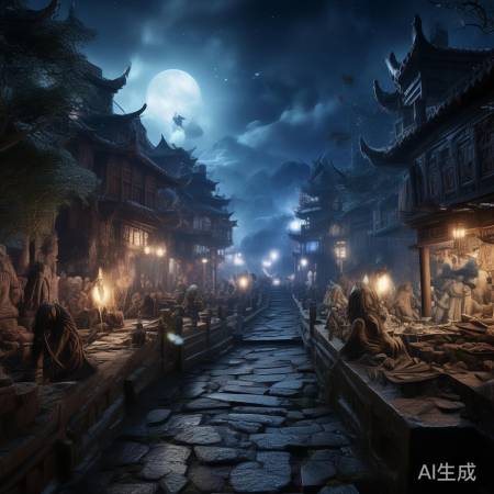 青城山鬼市夜神秘