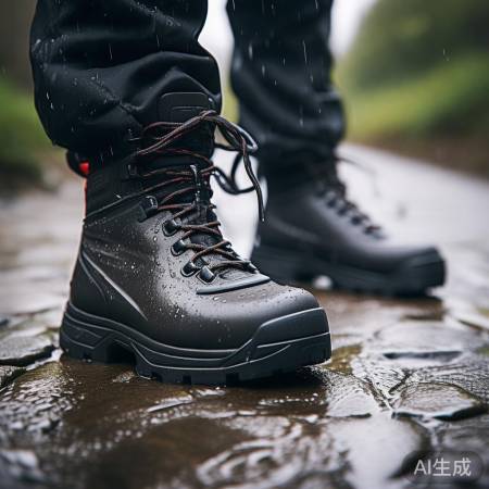 “防滑鞋应对湿滑路”