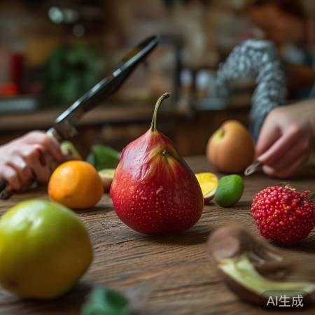 “热议水果真相，揭秘压扁之谜”