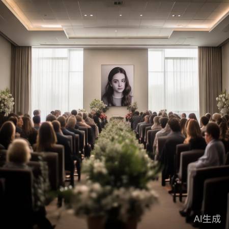 雨中追思会，怀念聂女。