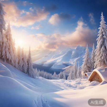 冬日奇景，降雪盛宴