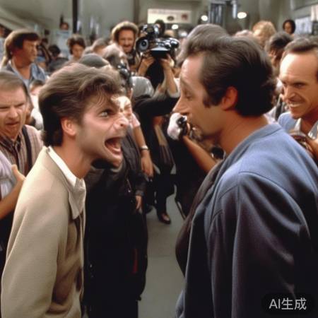 演员戏中争吵，敬业精神展现