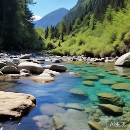 官方辟谣：大明山溪水变色非污染