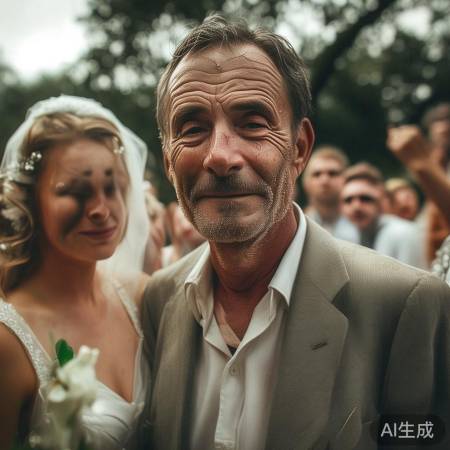 父爱如山，婚礼泪目