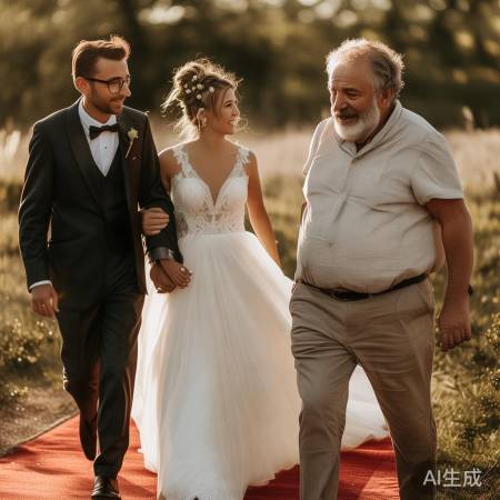 女儿婚礼，父亲泪目