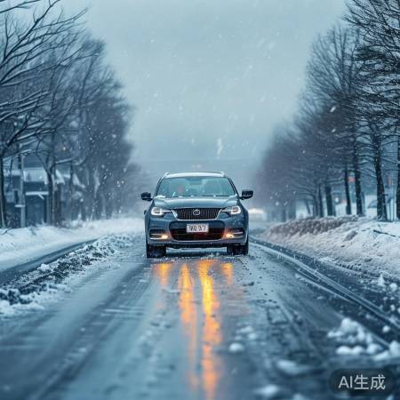 雨雪路滑，出行需谨慎