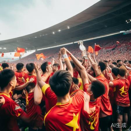 越南球迷加油，超越中国足球！