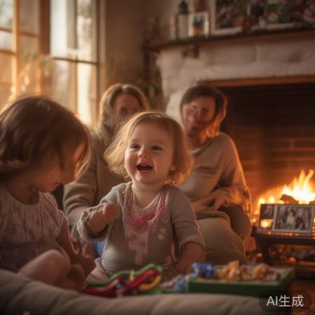 萌娃举竹竿唤亲人，温馨画面引网友热议