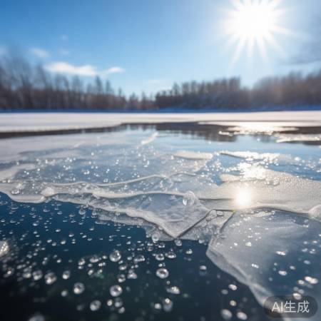 “冰封气泡，春来即逝”