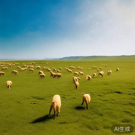 满洲里草原黄羊，惊喜感动在眼前