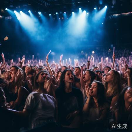 粉丝泪别荧光棒送行