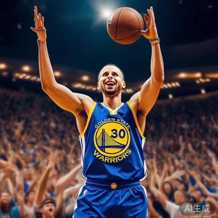 库里追平皮尔斯，里程碑笑容