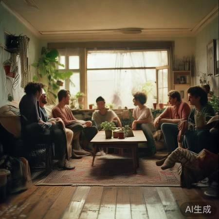 周末聊天，自然风格