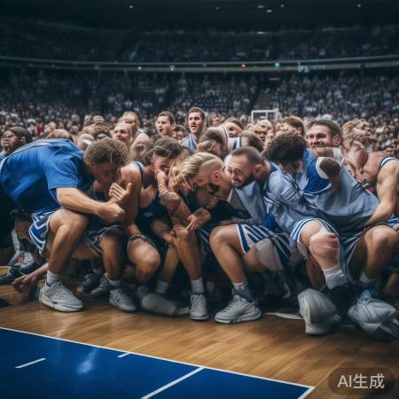 骑士队防守严密，团队篮球获胜