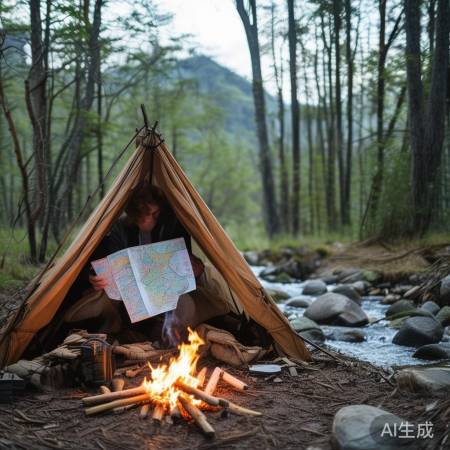 学会地图、野外生存、应对突发